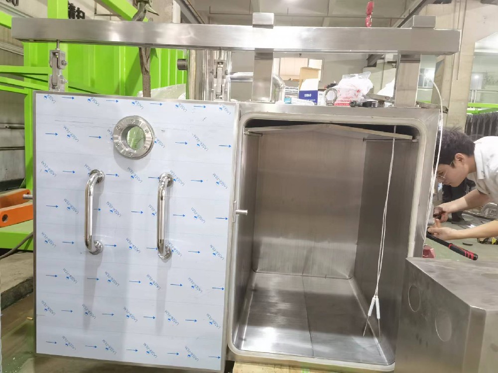 梅州預(yù)制菜項目，客戶量身定制處理量100公斤熟食真空冷鮮機即將交付。