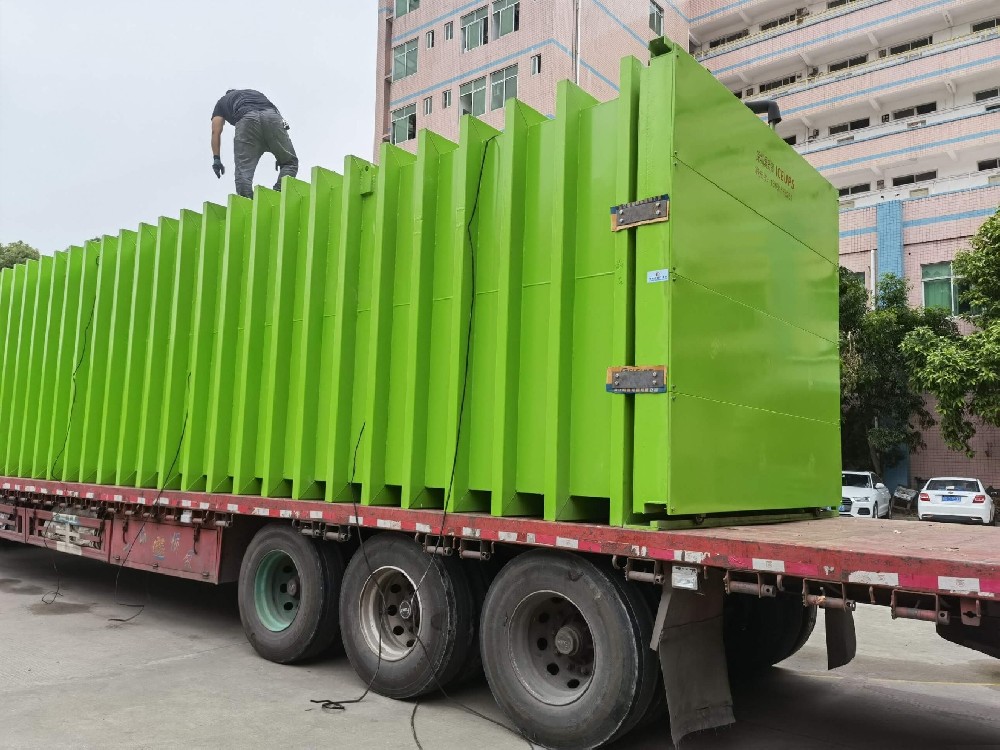 處理量5噸10卡板果蔬真空預(yù)冷機發(fā)往昆明蔬菜基地